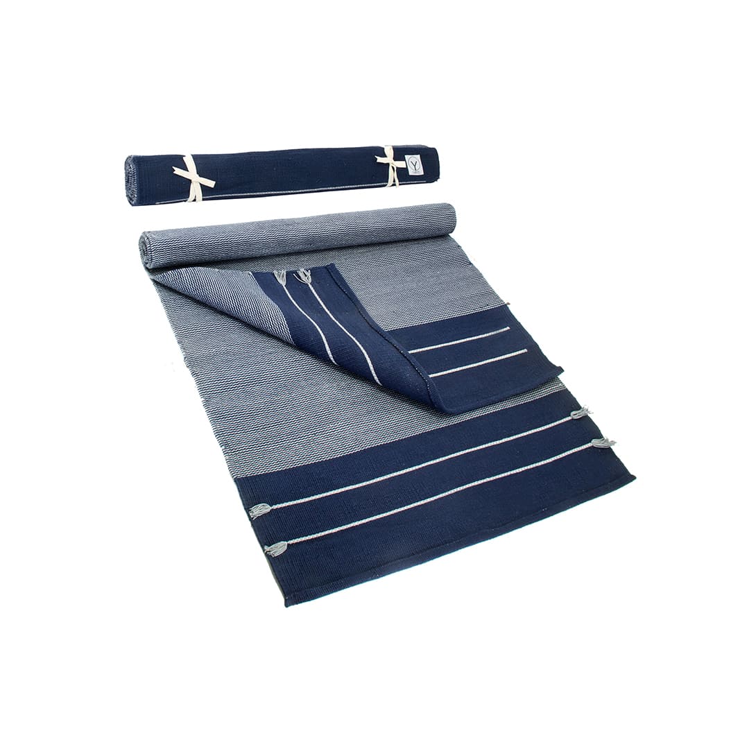 Sustainable Organic Cotton Yoga Mat for Mindful Movement - Korvel
