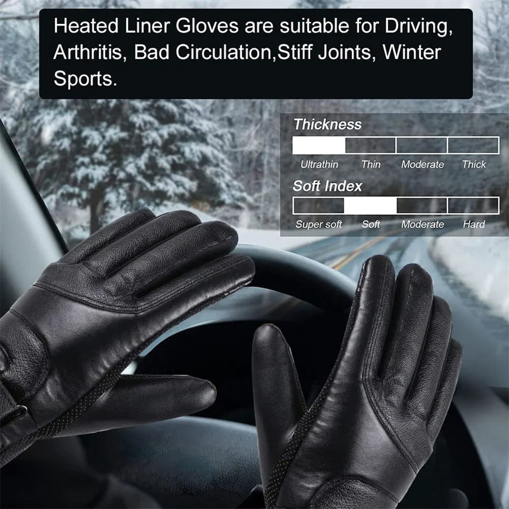USB Heated Gloves for Winter: Thermal Ski & Snow Protection