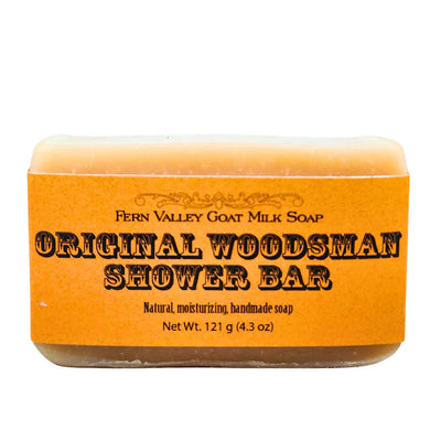 Handmade Goat Milk Soap | Original Woodsman Shower Bar