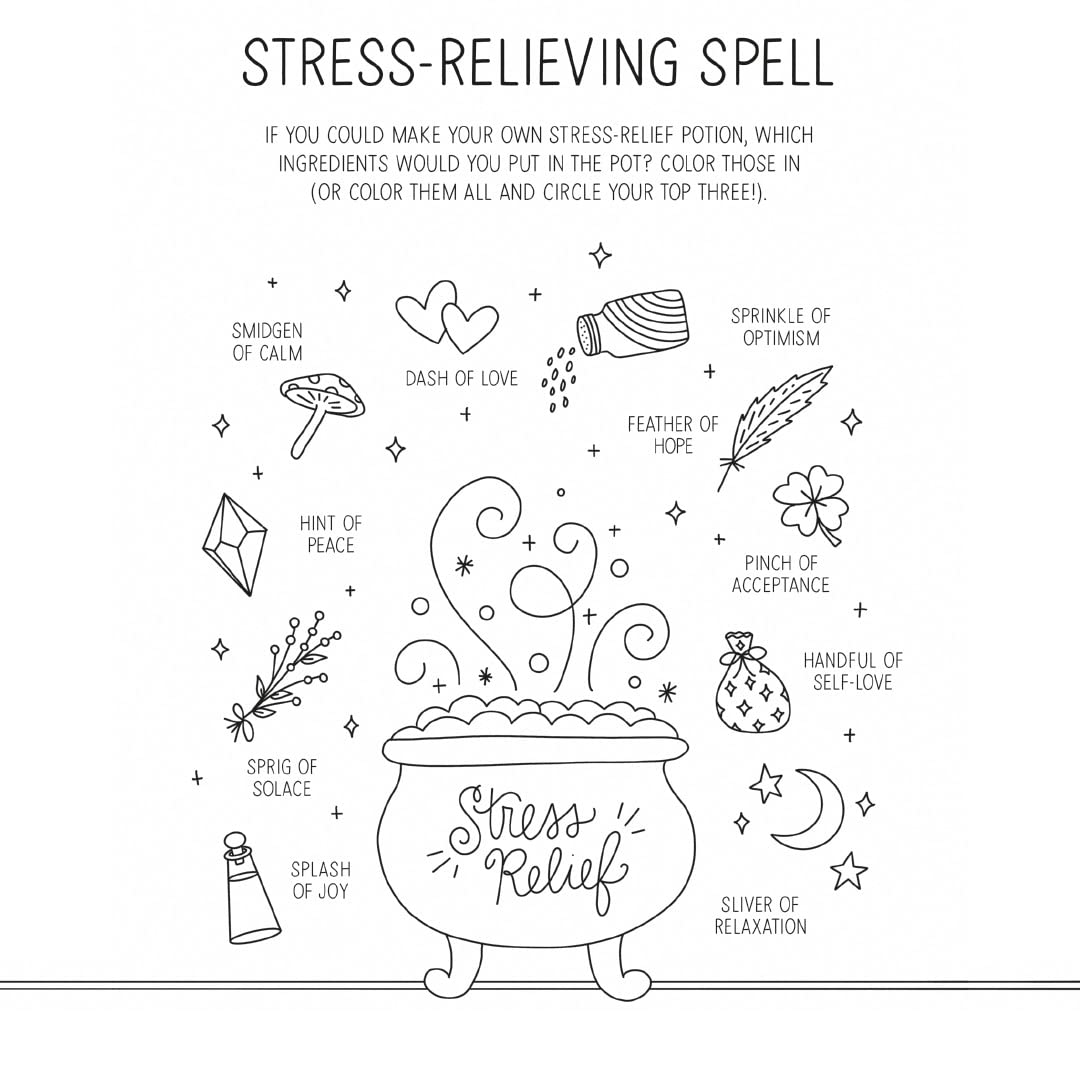 Mindful Moments: A Therapeutic Journal and Coloring Experience for Anxiety Relief - Korvel
