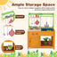 Outdoor Mud Kitchen Playset for Kids 3+ Years - Orange