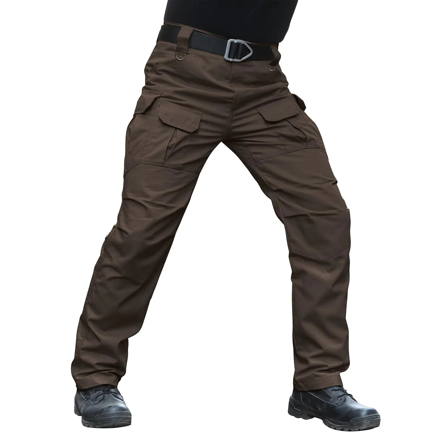 Men's Stretch Tactical Cargo Pants - Water Resistant & Lightweight