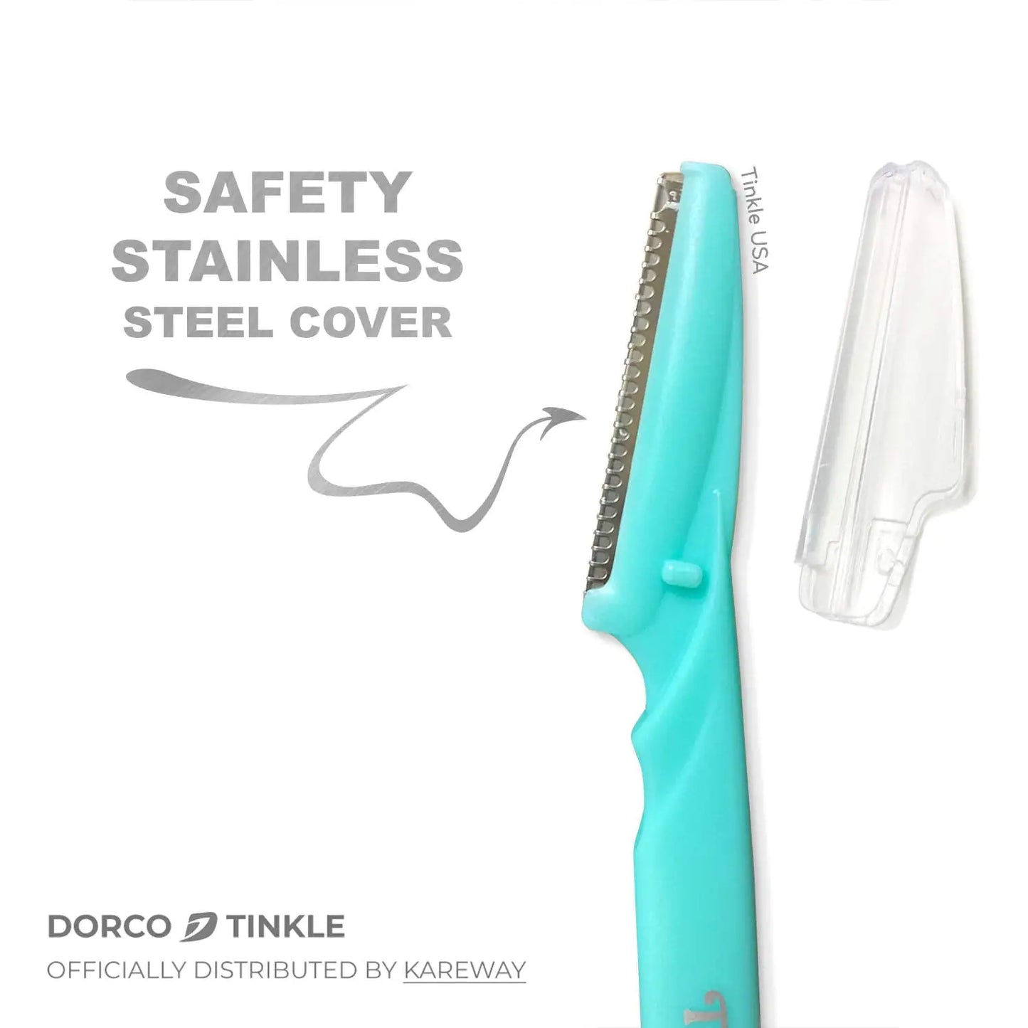 Rasoirs à sourcils Dorco Tinkle - Pack de 3 outils de précision pour le toilettage