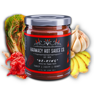 Ox-King Extra Hot Kimchi Hot Sauce - 9oz