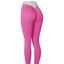 Pantalons de yoga en nylon V Back pour femmes
