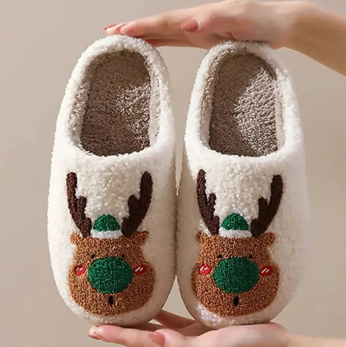 Zapatillas Navideñas Acogedoras para Confort Festivo