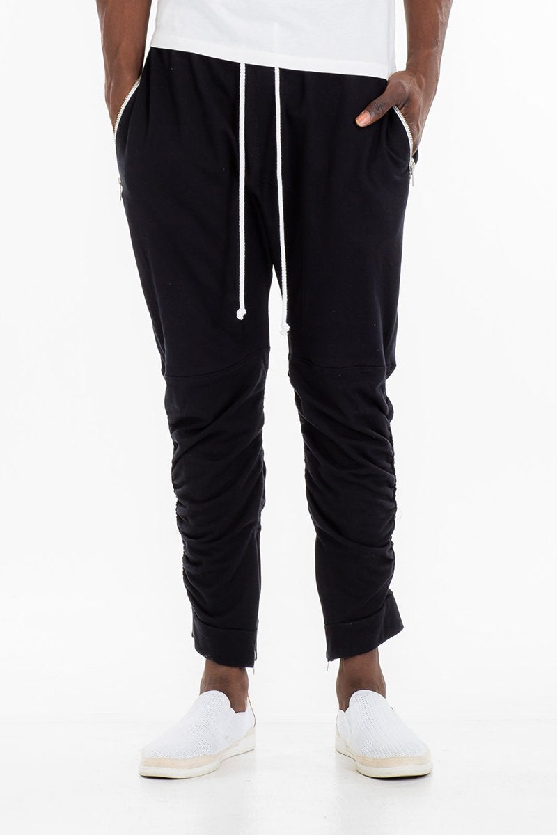 Gathered Bomber Pants by Lime Milo