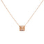 Collier Pendentif Pyramid en Diamant en Or Jaune 14K - 18 Pouces