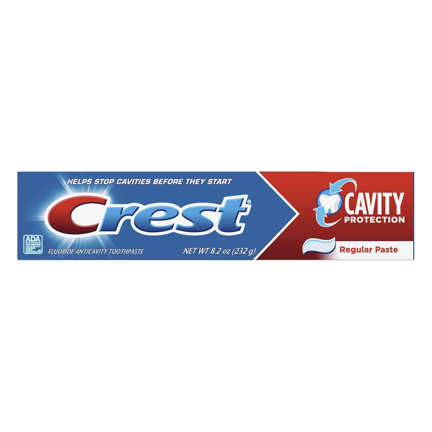 Pasta de dientes Crest Protección contra Caries - Pasta Regular, 8.2 Oz