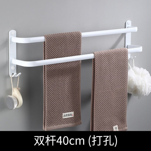 Soporte de Toallas Autoadhesivo - Organizador de Baño Premium