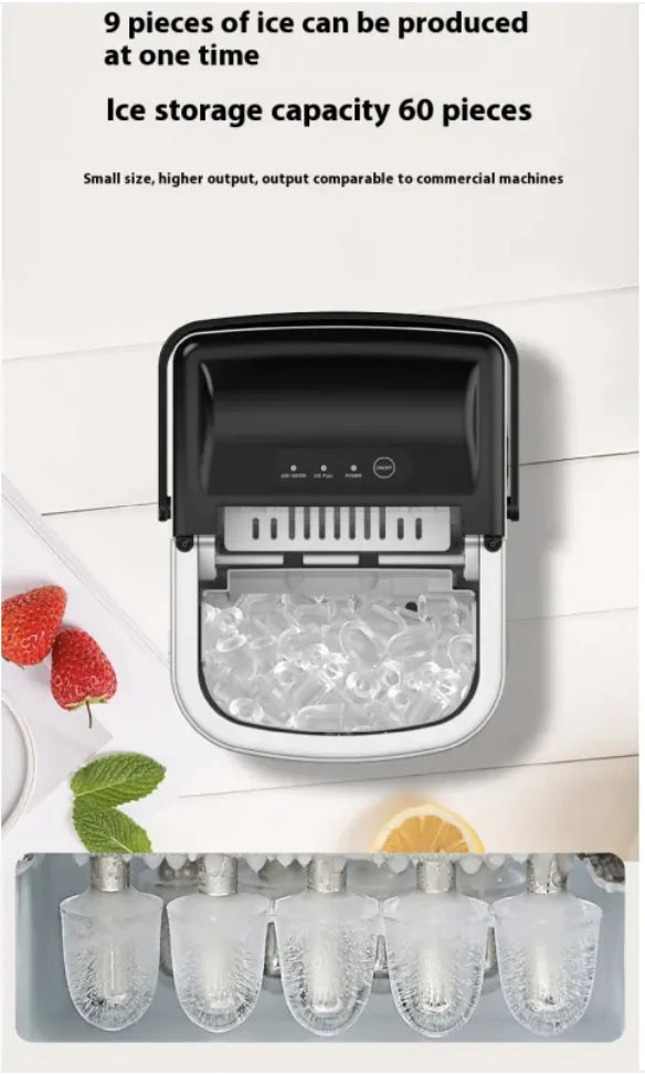 Compact Home Ice Maker for Effortless Entertaining