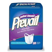 Prevail Extra Absorbency Belted Shields - 4 Packs de 30