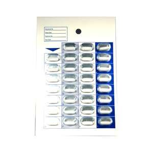 Punchcard autocollant HS 31 doses - 250 unités