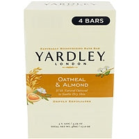 Yardley London Oatmeal & Almond Bar Soap - 4-Pack