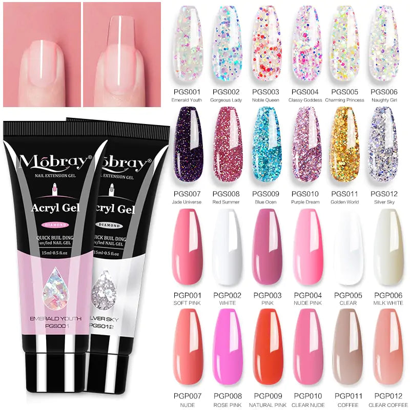 Nail Quick Building Crystal Gel - Premium Nail Art Solution