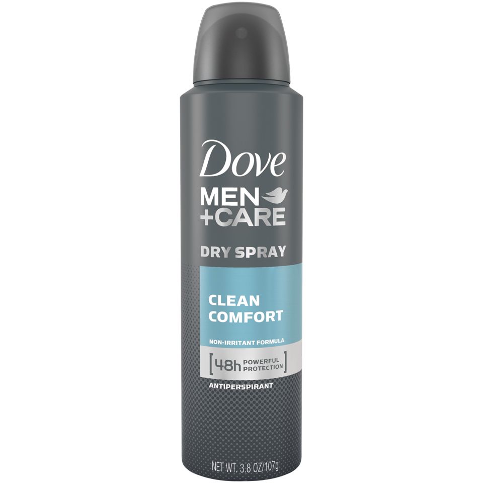Dove Men + Care Spray Antitranspirant Sec, Confort Propre 3,8 Oz