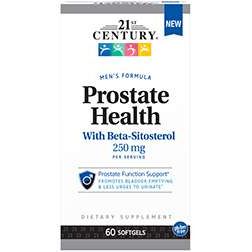Santé de la prostate au 21e siècle avec Beta-Sitostérol, 125 mg, 60 Gélules molles