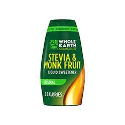 Whole Earth Liquid Stevia & Monk Fruit Sweetener, 1.62 fl oz