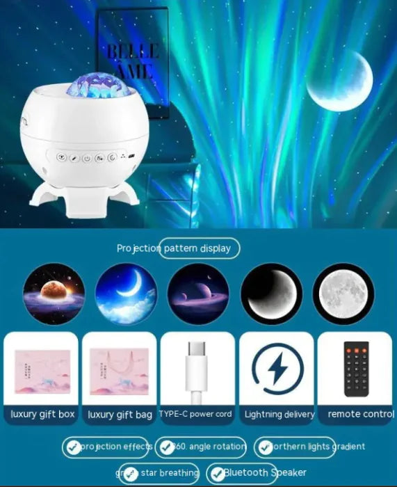 Proyector de Cielo Estrellado Luces del Norte