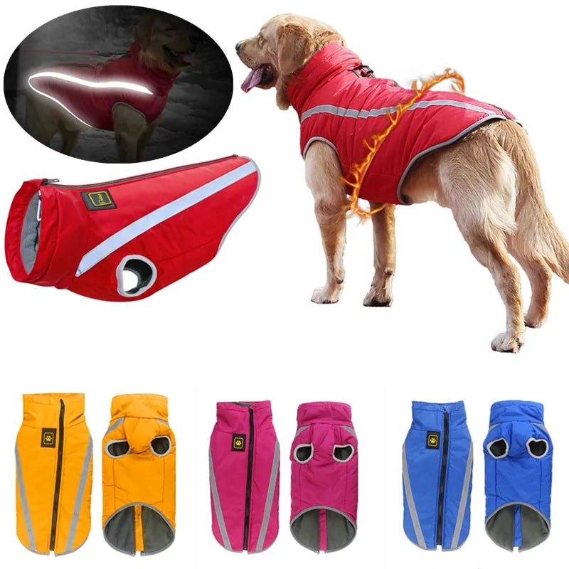 Abrigo Impermeable Premium para Perros de Grandes Razas