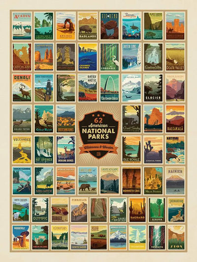 National Parks Wilderness Wonders Fabric Panel 54" x 72"