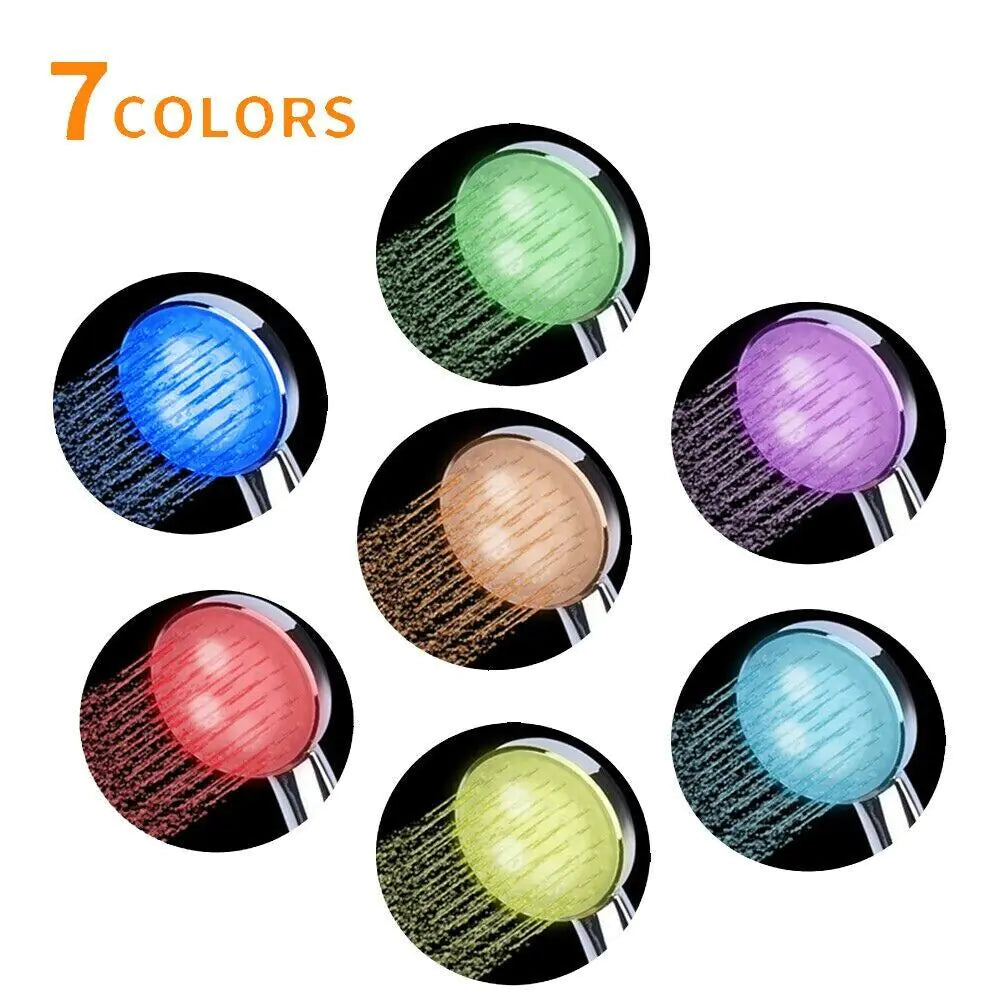 Handheld LED Color Changing Shower Head