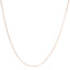 Collier en chaîne en papier clip en or jaune 14K unisexe de 1,5 mm - 18 pouces