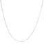 Collier en chaîne en papier clip en or jaune 14K unisexe de 1,5 mm - 18 pouces