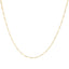 Solid 14K Yellow Gold 2.5mm Paperclip Chain Necklace - 18"