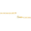 Solid 14K Yellow Gold 2.5mm Paperclip Chain Necklace - 18"