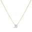 Collar de Pendiente de Diamante Creado en Laboratorio en Oro Blanco de 14K - 18"