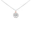 14K Rose Gold Plated Sterling Silver Tree of Life Pendant Necklace