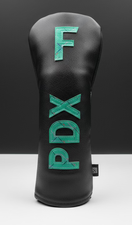 Funda de palo de golf inspirada en la alfombra PDX