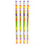 Crayons psychédéliques tie-dye de 7,5" - Pack de 12