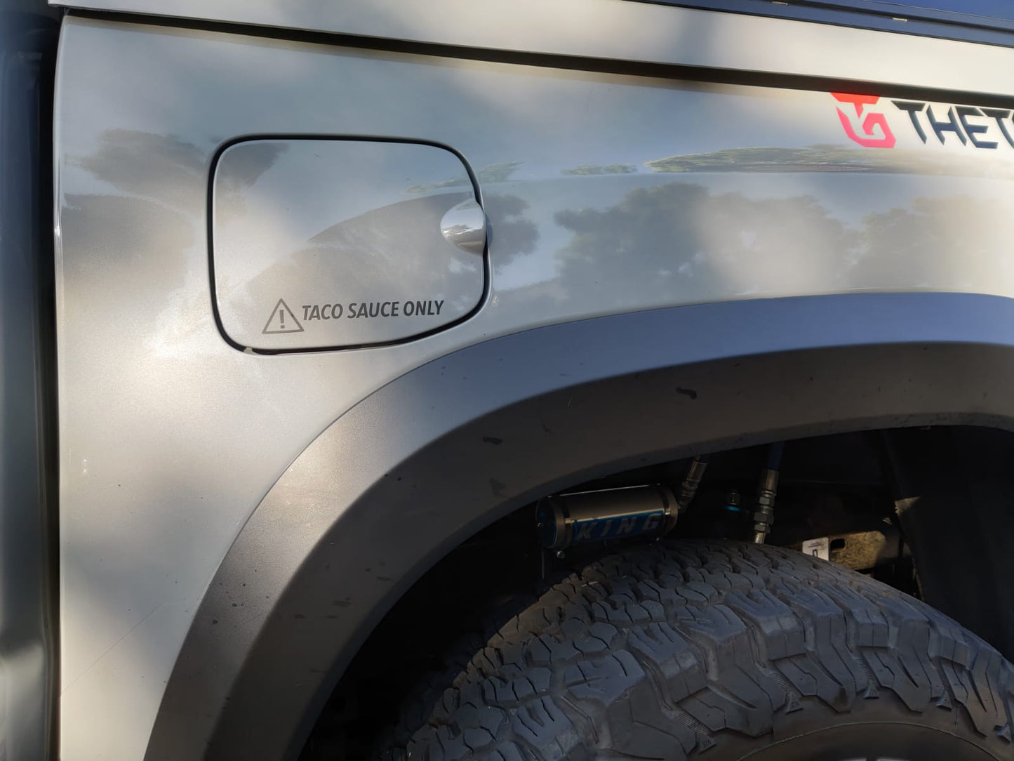 Taco Sauce Only! Decal for Your Tacoma - Korvel