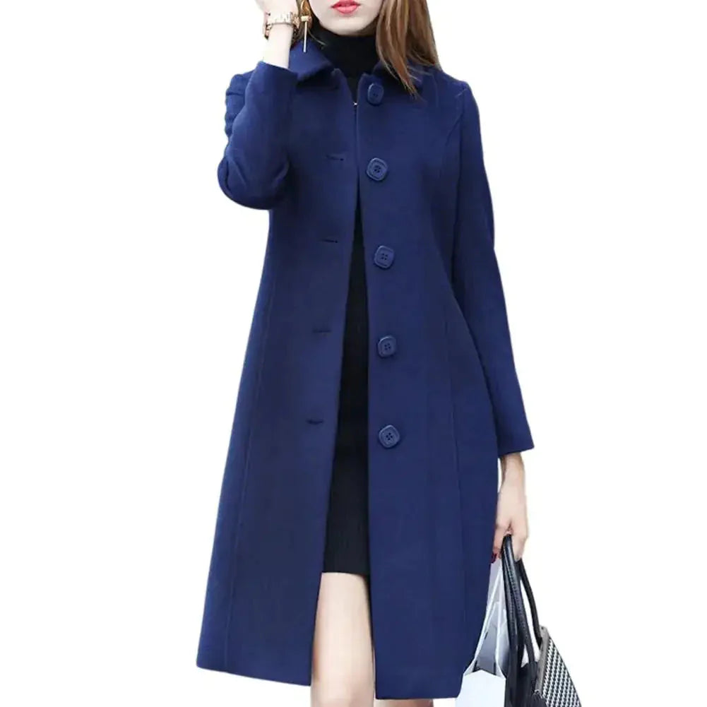 Mid Length Elegant Winter Coat for Men