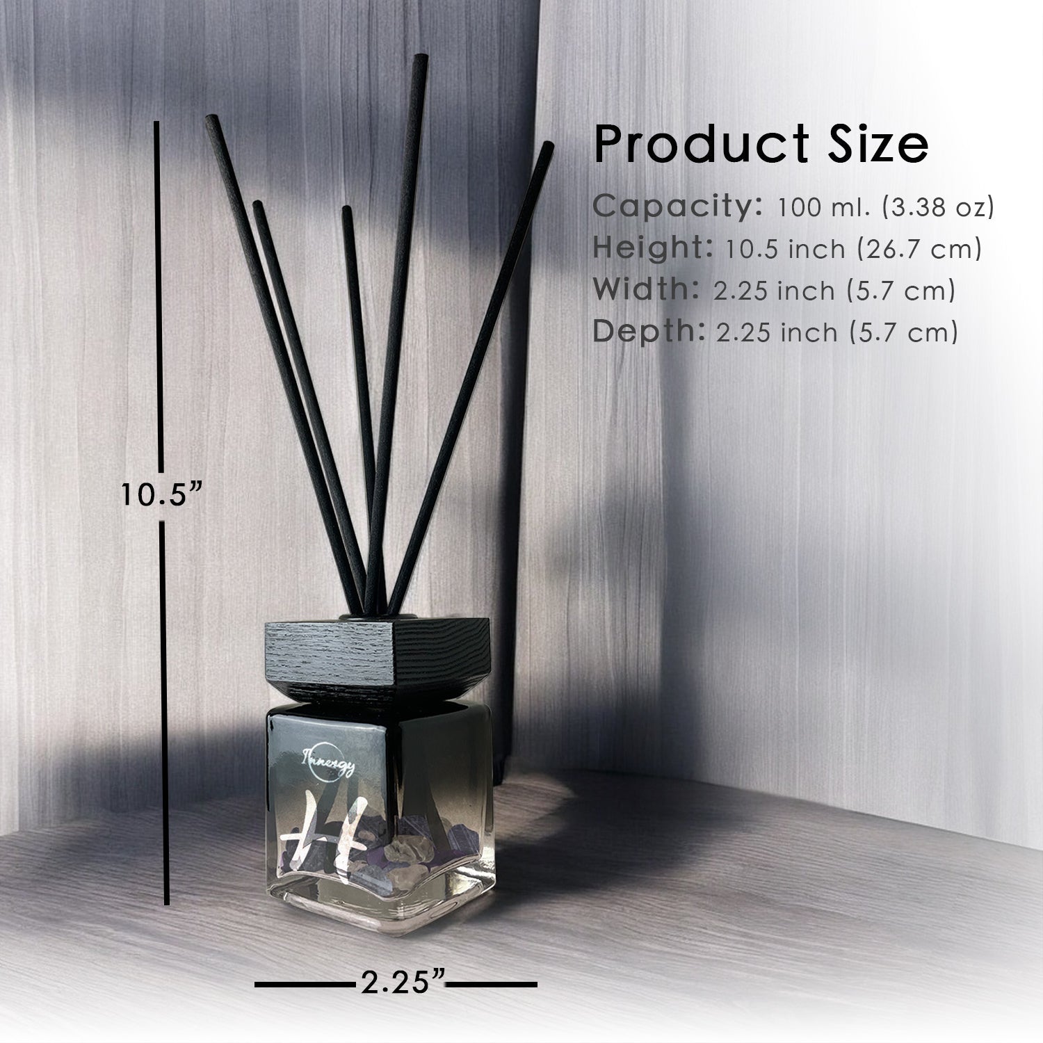 Pisces Zodiac Crystal-Infused Reed Diffuser - Cactus Blossom & Jade Aroma, 100ml - Korvel