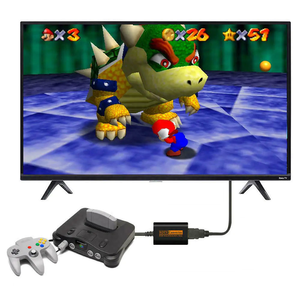 Adaptador Convertidor de N64 a HDMI para Consolas Nintendo