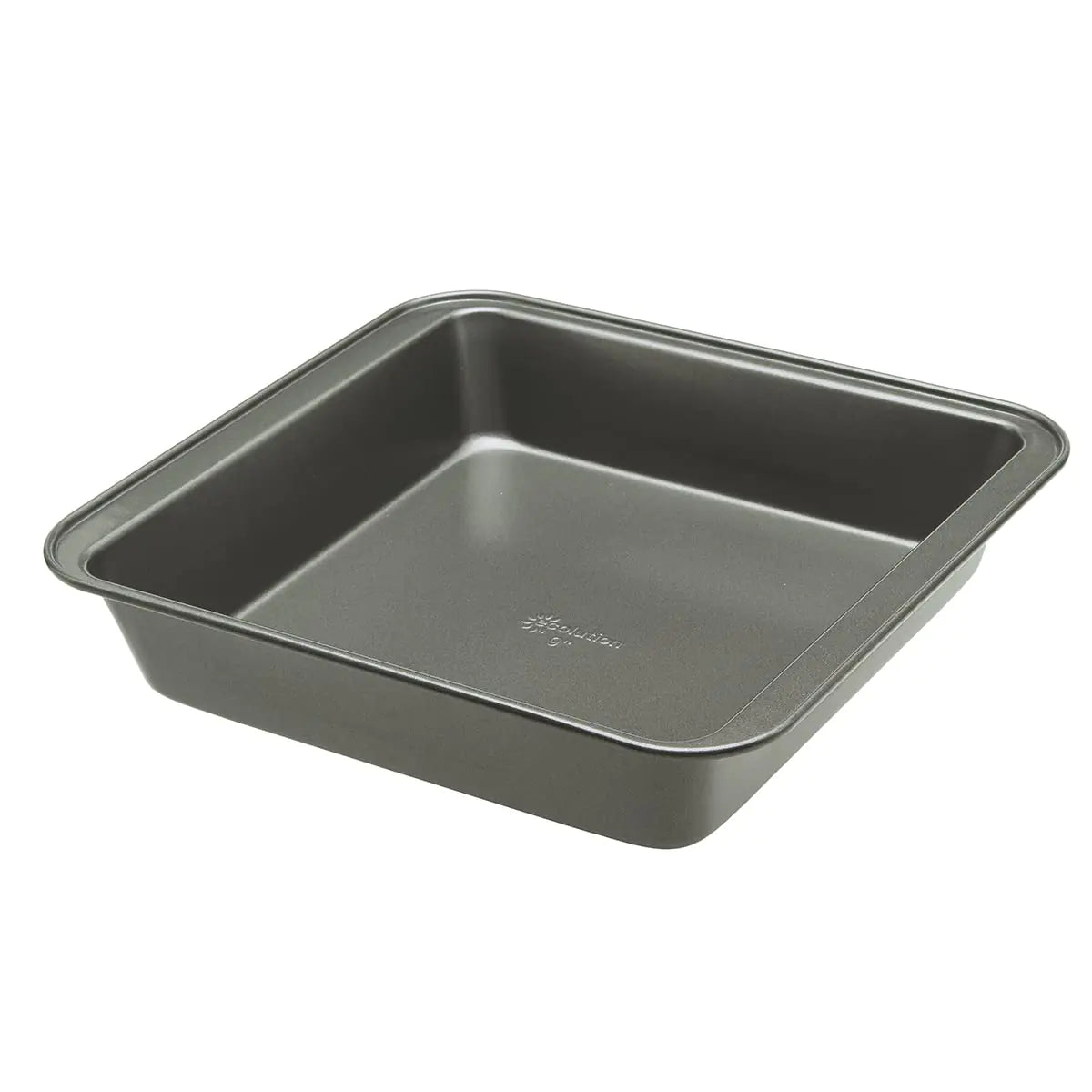 Ecolution Bakeins Non-Stick Heavy Duty Square Cake Pan - 9” Gray