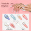 MIZHSE Solid Builder Gel - 4 Classic Colors for Nail Art