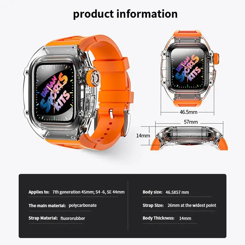 Kit MOD pour Apple Watch - Étui et Bracelet Protecteurs Premium