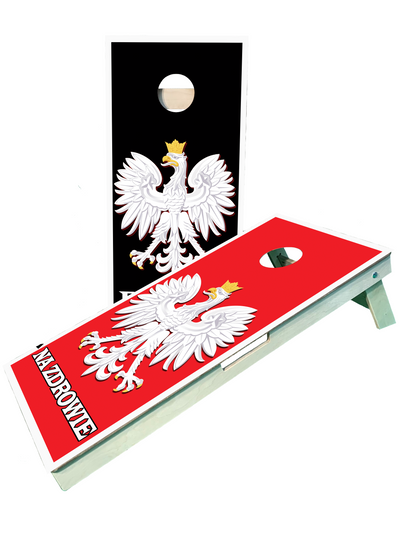 Personalized Polish Eagle Cornhole Boards - Customizable Fun - Korvel