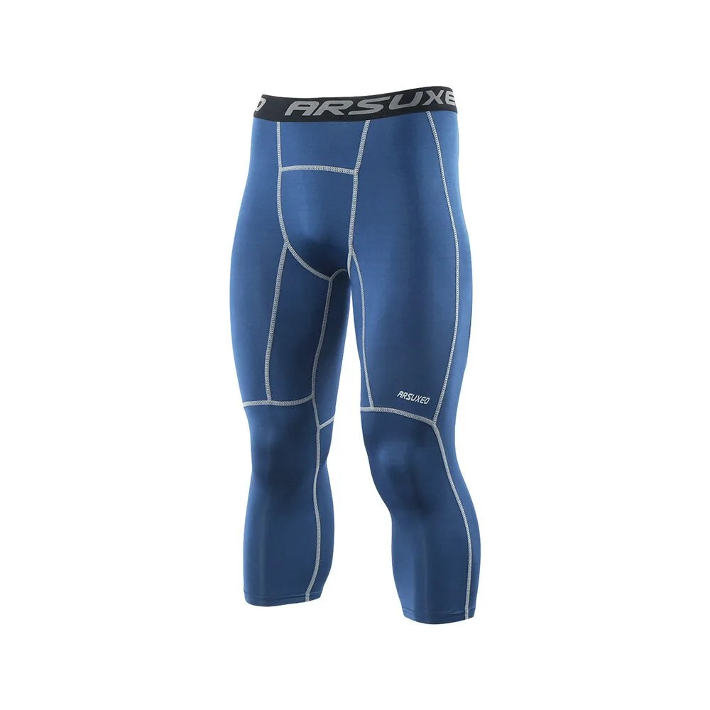 Collants de compression pour hommes ARSUXEO pour vêtements de sport