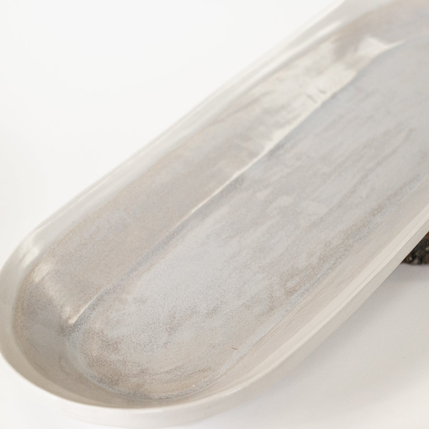 Handcrafted Long Oval Serving Dish - Korvel