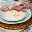 Elegant Gold Leaf Accent Ceramic Plate - Korvel