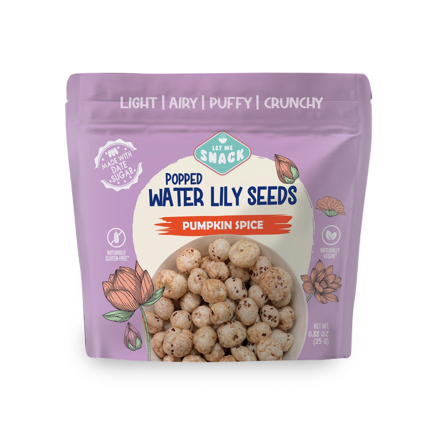 Pumpkin Spice Crunch – Limited Edition Vegan Water Lily Seed Snack