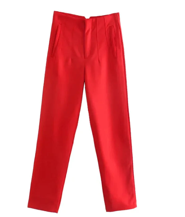 Pantalons crayon taille haute élégants pour femmes