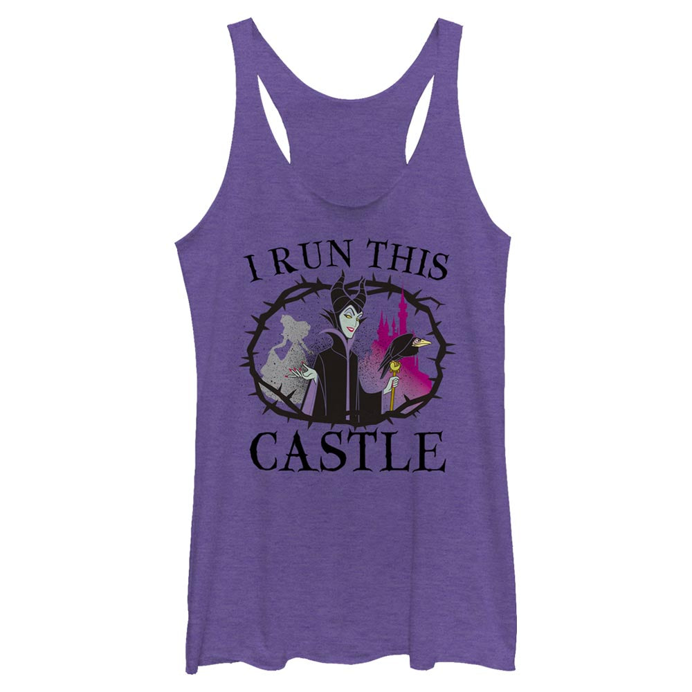Camiseta sin mangas del castillo de las princesas Disney para jóvenes