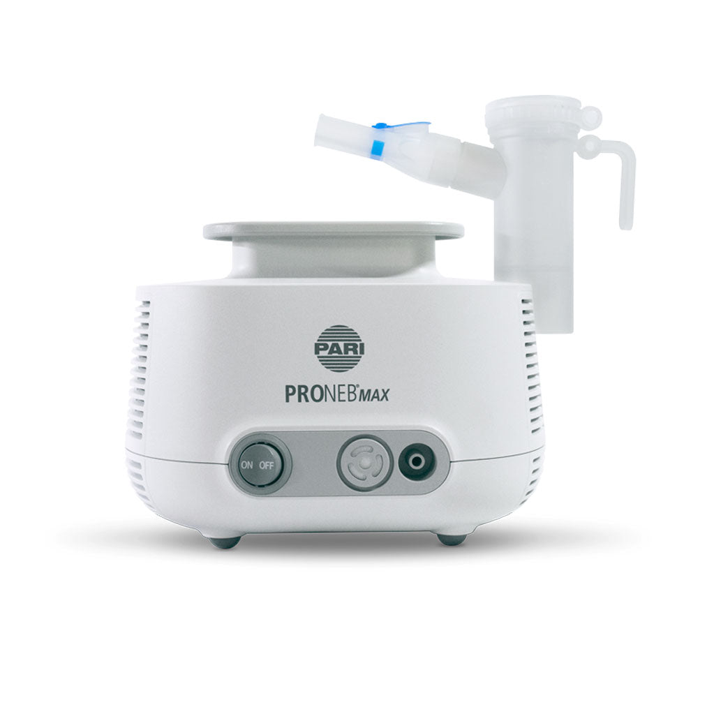 Sistema de compresor PARI PRONEB MAX con nebulizador LC Plus