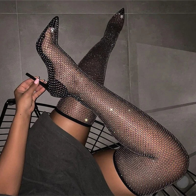 Bottes Élégantes Au-Delà Du Genou Pour Femmes